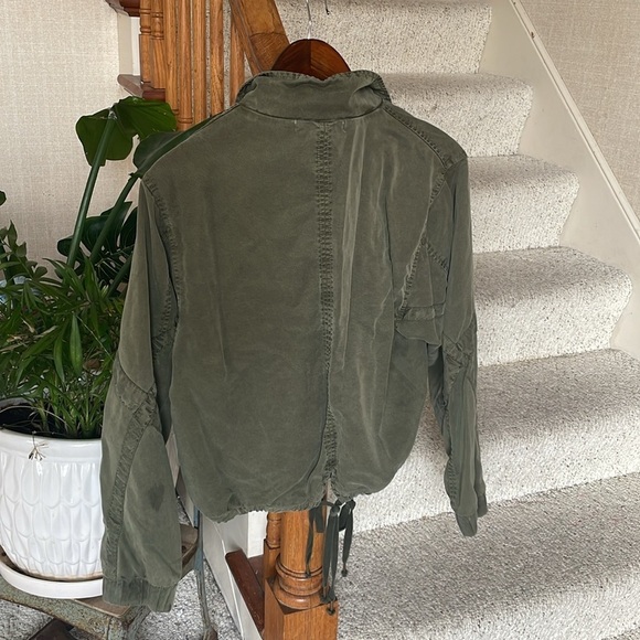 Young Fabulous & Broke Olive Green Moto Jacket - Picture 6 of 11
